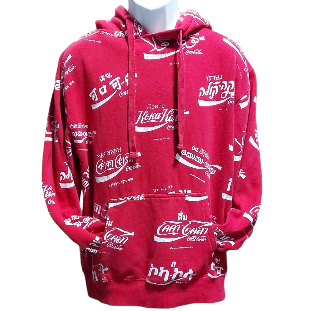 Coca-Cola International Hoodie Size Medium "Unisex"